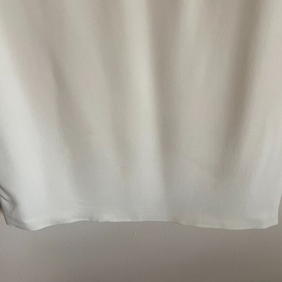 Helmut Lang | Ivory Stretch Arm Cuff Dress 12 **Flaws - Please Read** NWT - Picture 7 of 15